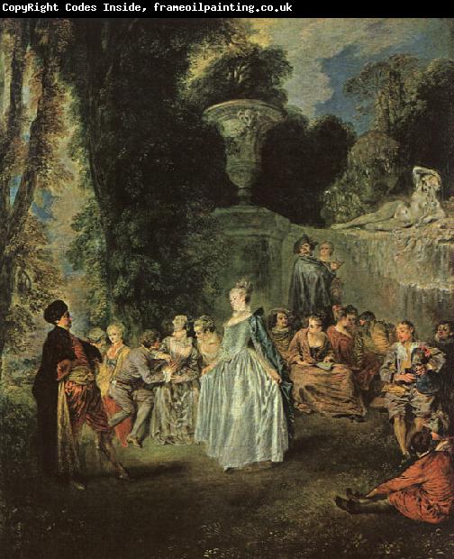 Jean-Antoine Watteau Fetes Venitiennes